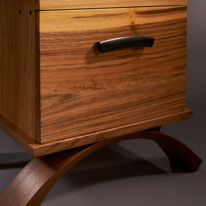 Desk with file drawer