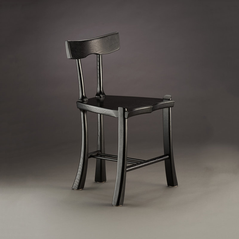 Black occasional chair
