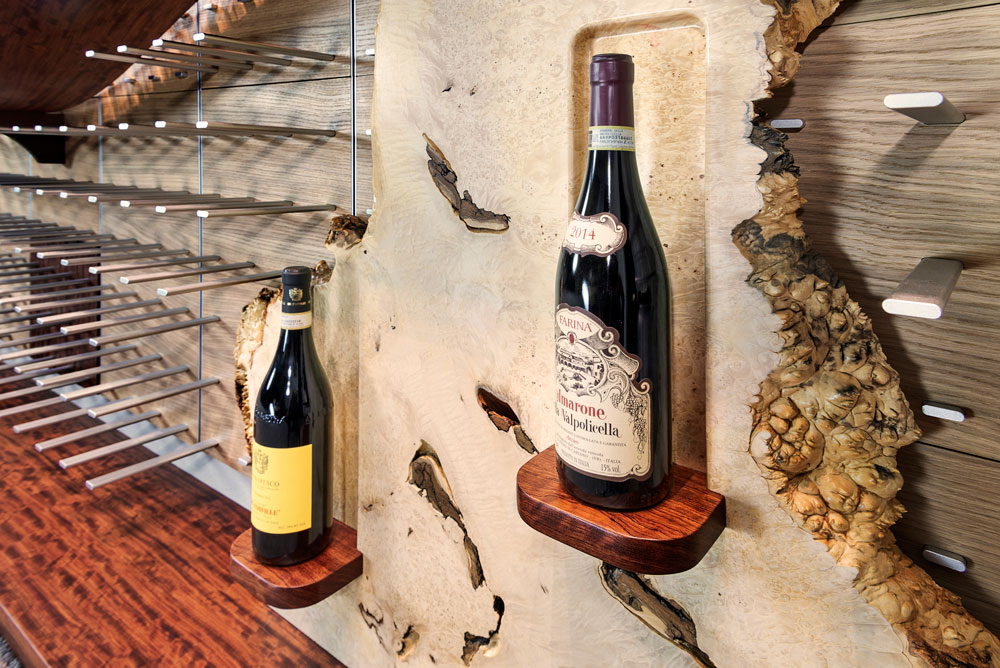 Wine wall storage system